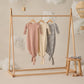 Quincy Mae Knotted Baby Gown + Hat Set