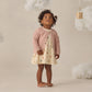 Quincy Mae Scalloped Cardigan - Blush