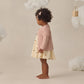 Quincy Mae Scalloped Cardigan - Blush