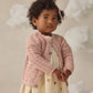 Quincy Mae Scalloped Cardigan - Blush