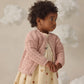 Quincy Mae Scalloped Cardigan - Blush