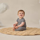 Quincy Mae Ribbed Henley Bodysuit - Ocean