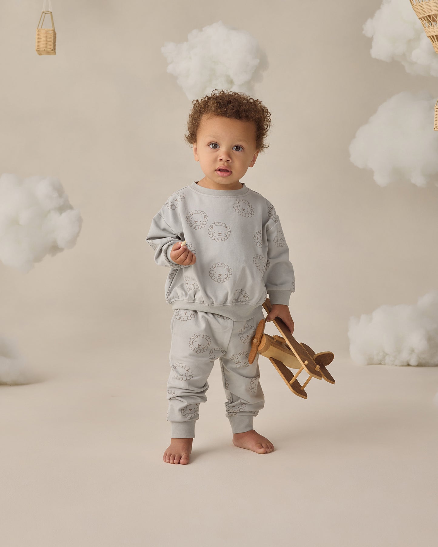 Quincy Mae Relaxed Sweatshirt - Lions