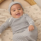 Quincy Mae Knotted Baby Gown + Hat Set