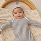 Quincy Mae Knotted Baby Gown + Hat Set