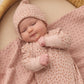 Quincy Mae Knotted Baby Gown + Hat Set
