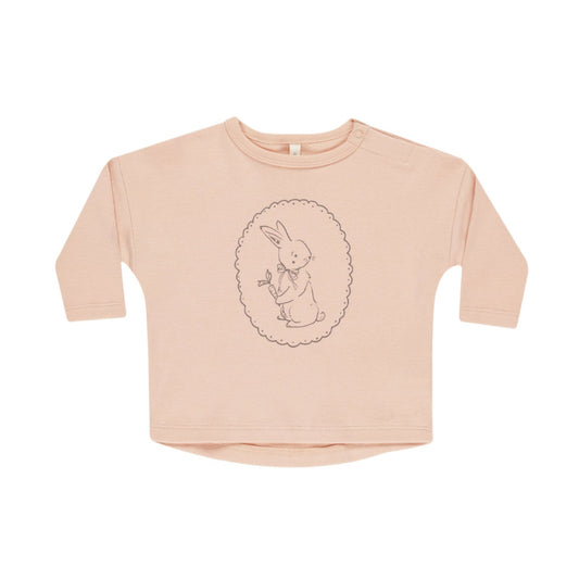 Quincy Mae Long Sleeve Tee - Bunny