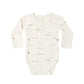 Quincy Mae Side Snap Bodysuit - Farm