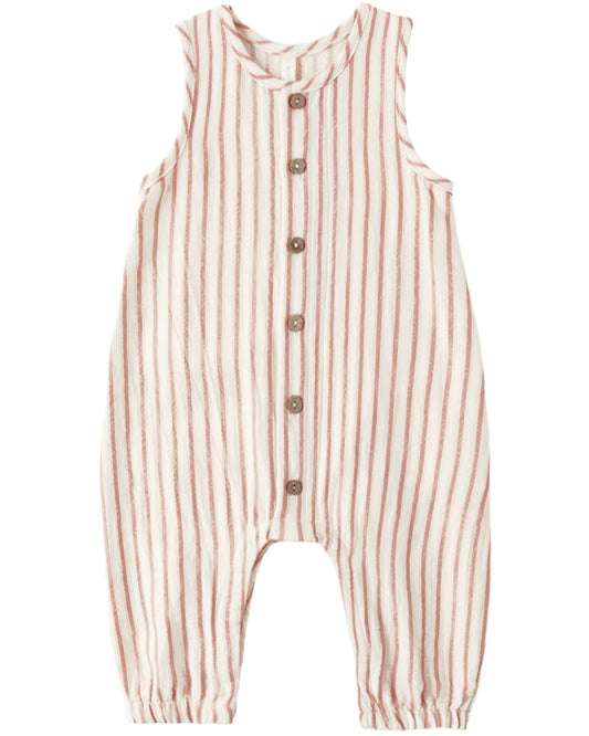 Quincy Mae Woven Jumpsuit - Vintage Stripe
