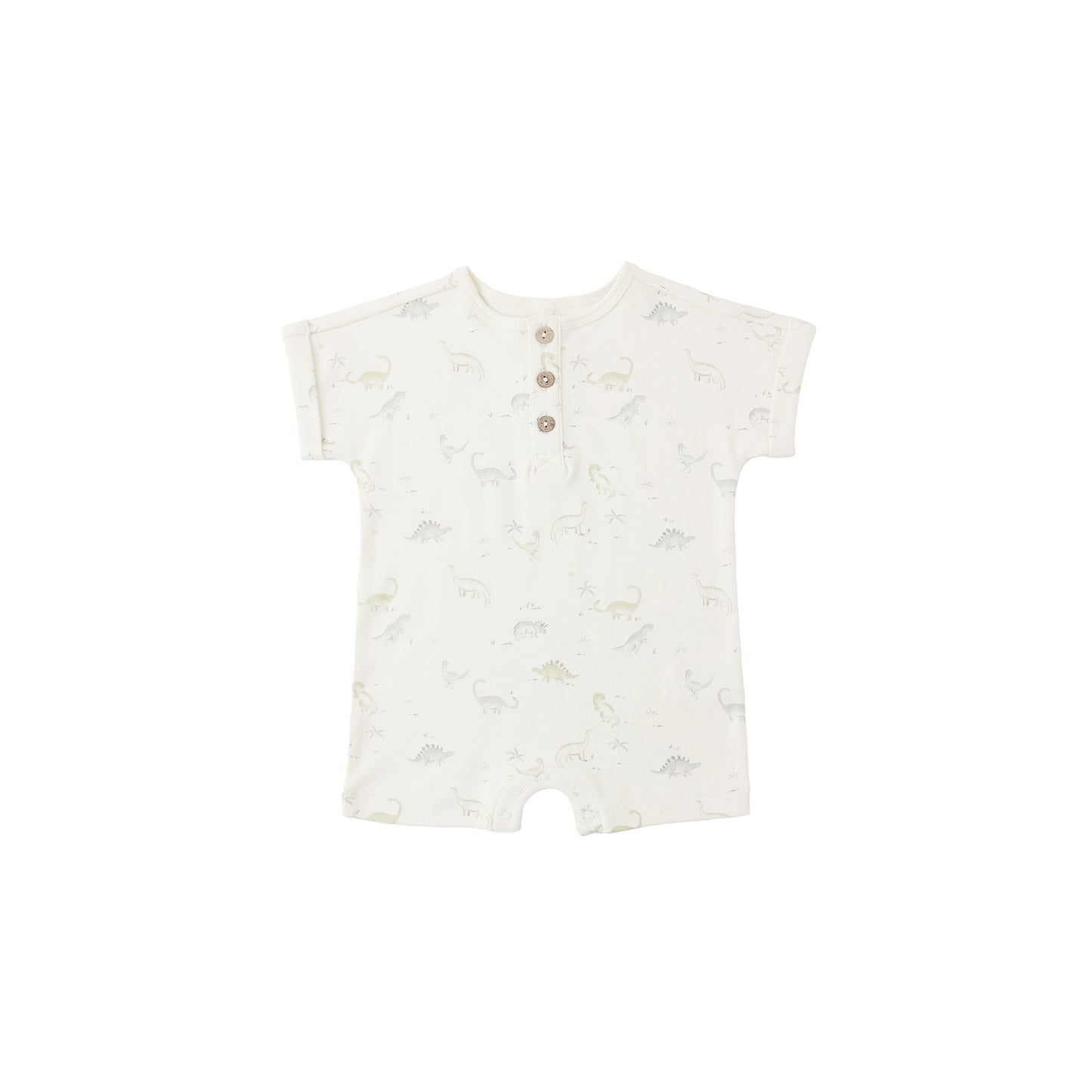 Quincy Mae Short Sleeve One-Piece - Dinosaur