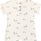 Quincy Mae Short Sleeve One-Piece - Race Car