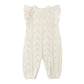 Quincy Mae Mira Knit Romper - Natural