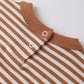 Quincy Mae Relaxed Bubble Romper - Poppy Stripe
