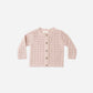 Quincy Mae Scalloped Cardigan - Blush