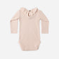 Quincy Mae Ruffle Collar Bodysuit - Antique
