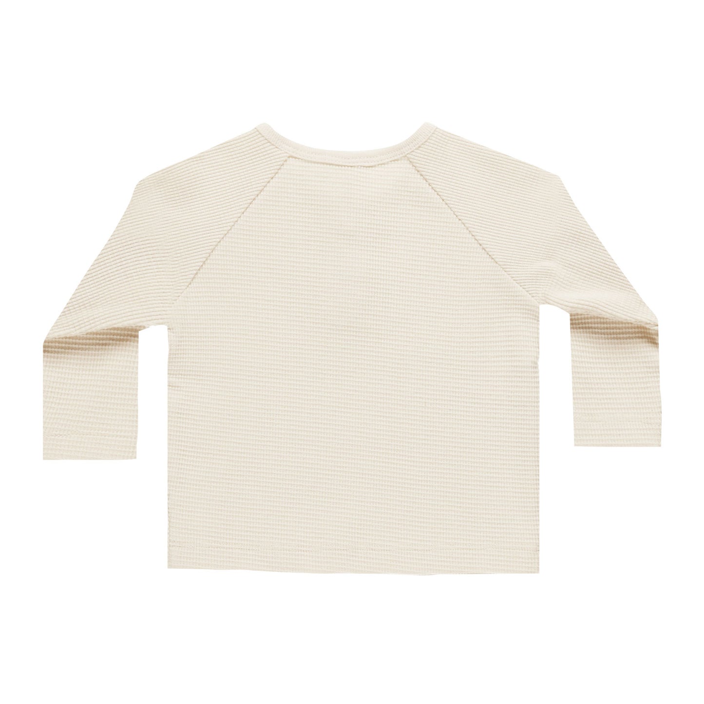 Quincy Mae Henley Knit Top - Natural 
