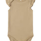 Quincy Mae Flutter Sleeve Bodysuit - Honey