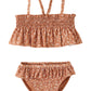 Quincy Mae Smocked Ruffle Bikini - Poppy Floral