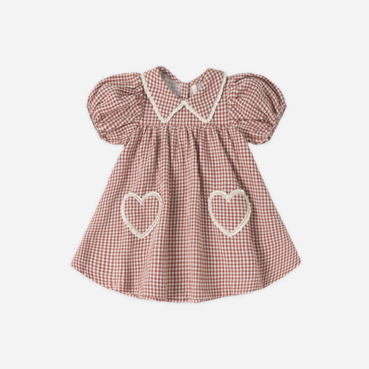 Quincy Mae Coraline Dress - Red Gingham