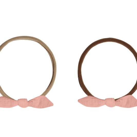 Quincy Mae Little Knot Headband - Lipstick