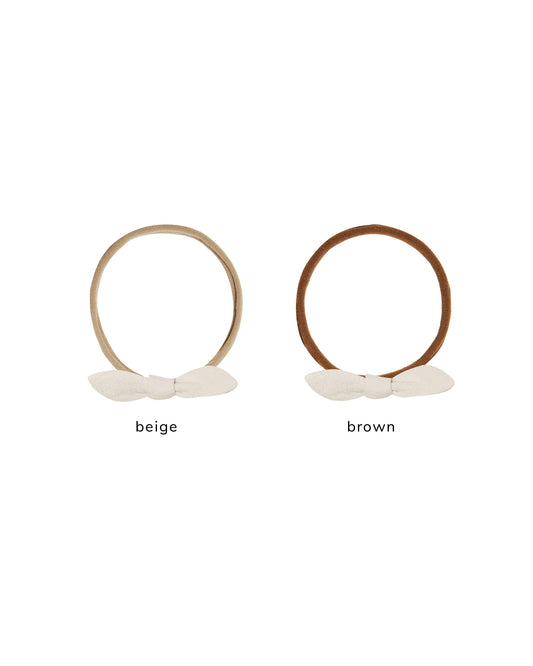 Quincy Mae Little Knot Headband - Natural