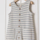 Quincy Mae Waffle Jumpsuit - Sky Stripe