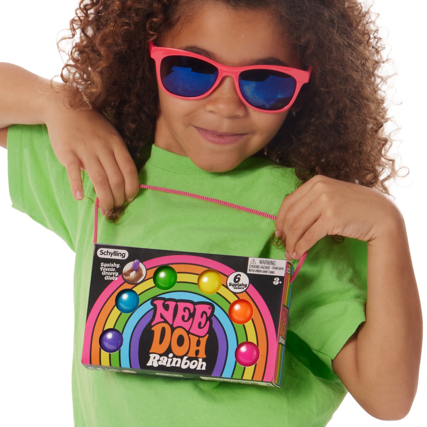Schylling NeeDoh Teenie Rainboh - Set of 6