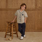 Rylee and Cru Baseball Shirt - Navy Pinstripe