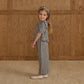 Rylee and Cru Wide Leg Pant - Navy Check