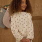 Rylee and Cru Spongey Knit Set - Ruby Ditsy