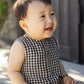 Rylee and Cru Button Jumpsuit - Black Check