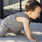 Rylee and Cru Button Jumpsuit - Black Check