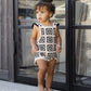 Rylee and Cru Crochet Romper - Abstract