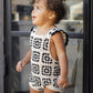Rylee and Cru Crochet Romper - Abstract