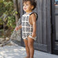 Rylee and Cru Crochet Romper - Abstract