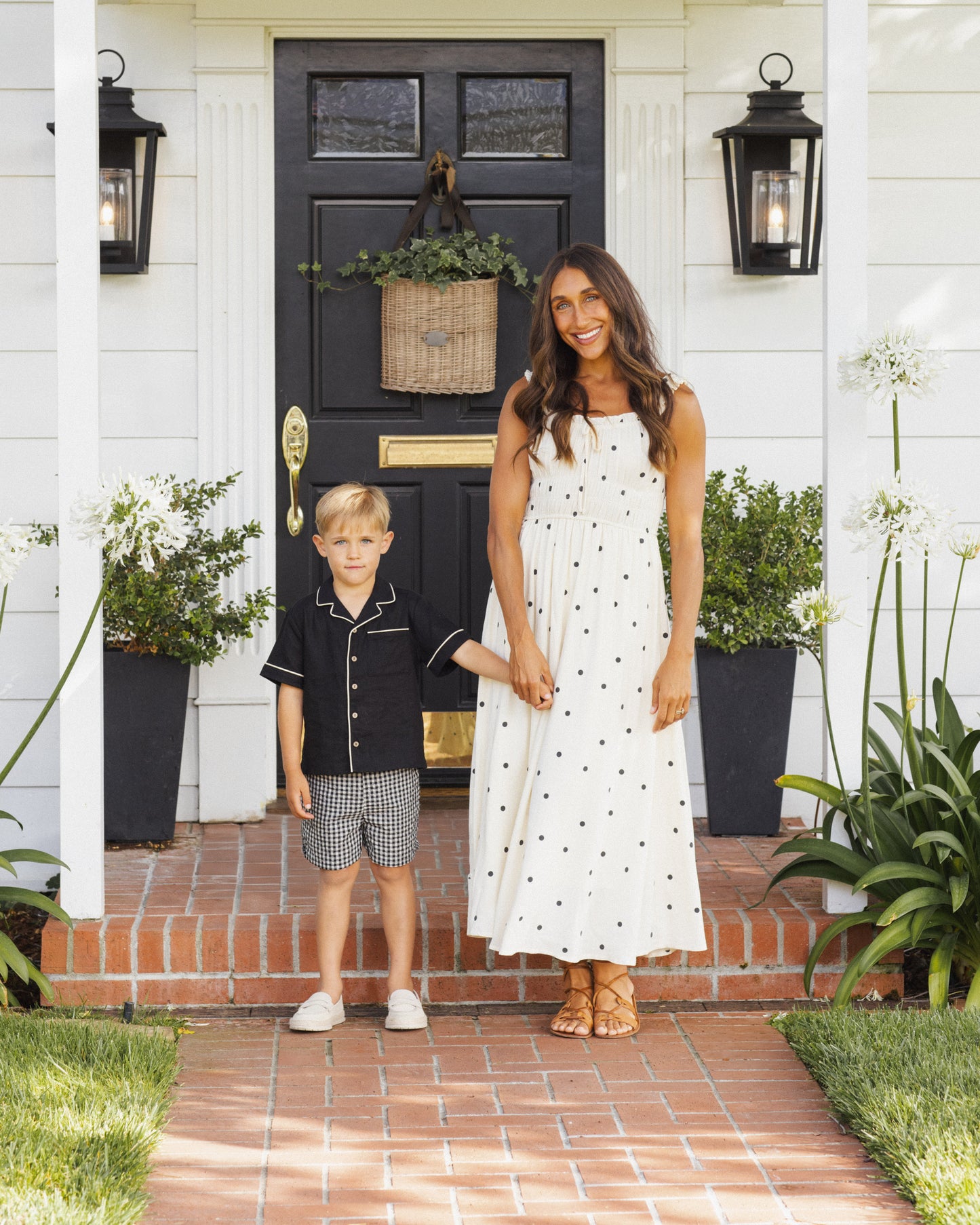 Rylee and Cru Perry Short - Black Check