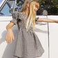 Rylee and Cru Louise Dress - Black Check