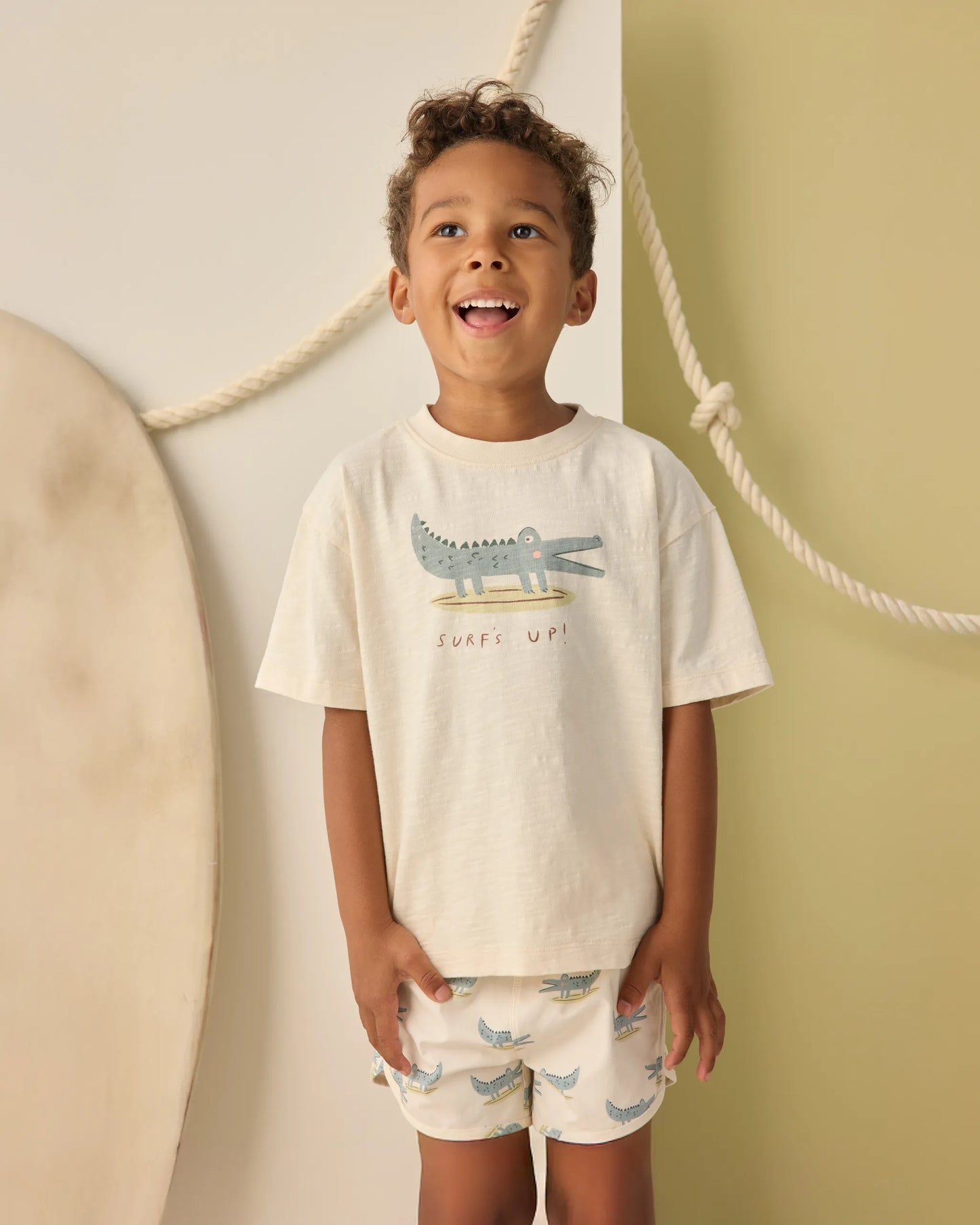 Rylee and Cru Relaxed Tee - Alligator