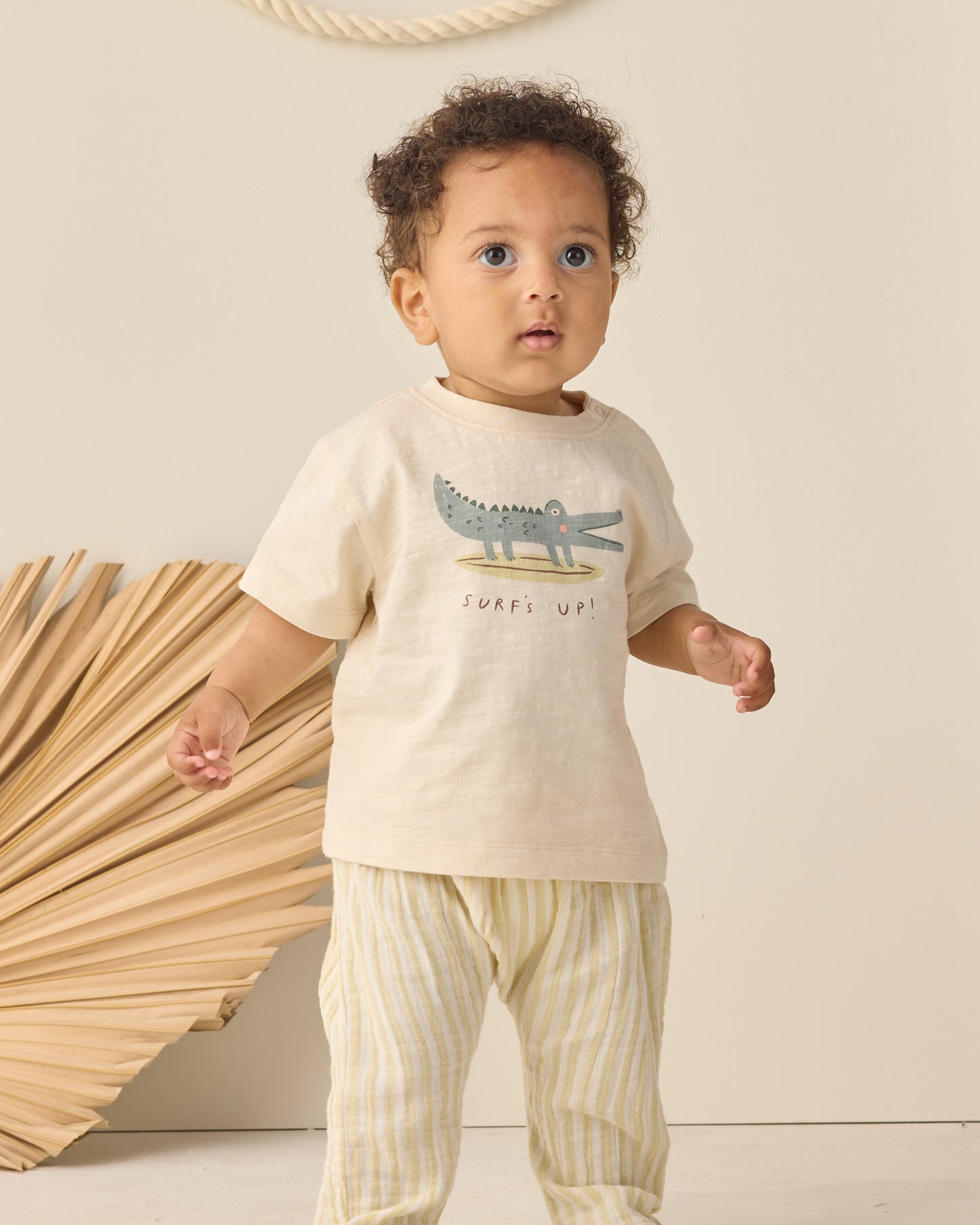 Rylee and Cru Rowan Pant - Citron Stripe