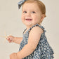 Rylee and Cru Bow - Navy Floral