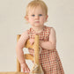 Rylee and Cru Mavrick Romper - Poppy Gingham