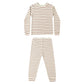 Rylee and Cru Organic Long Sleeve Pajama Set - Holiday Stripe