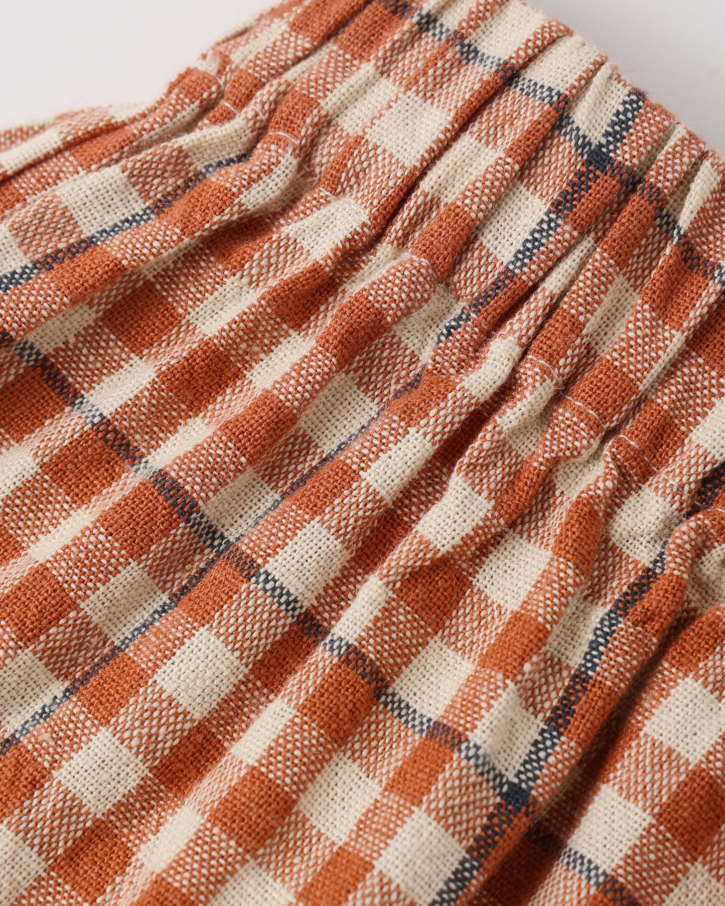 Rylee and Cru Tiered Midi Skirt - Poppy Gingham