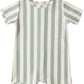 Rylee and Cru Shorty One-Piece - Green Stripe