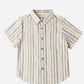 Rylee and Cru Collared Short Sleeve Shirt - Valencia Stripe