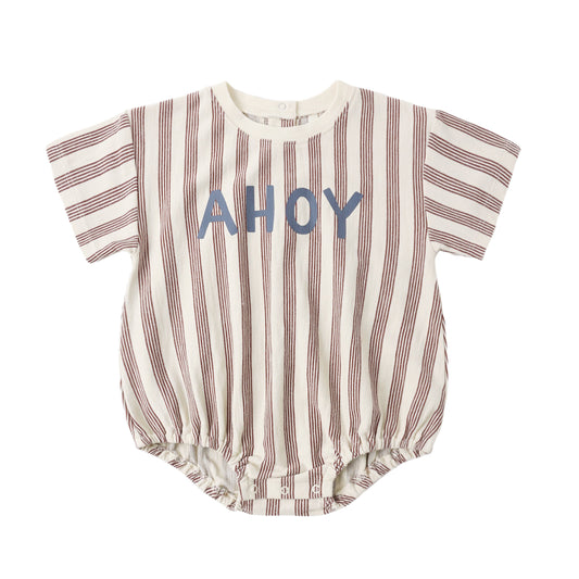 Rylee and Cru Relaxed Bubble Romper - Ahoy