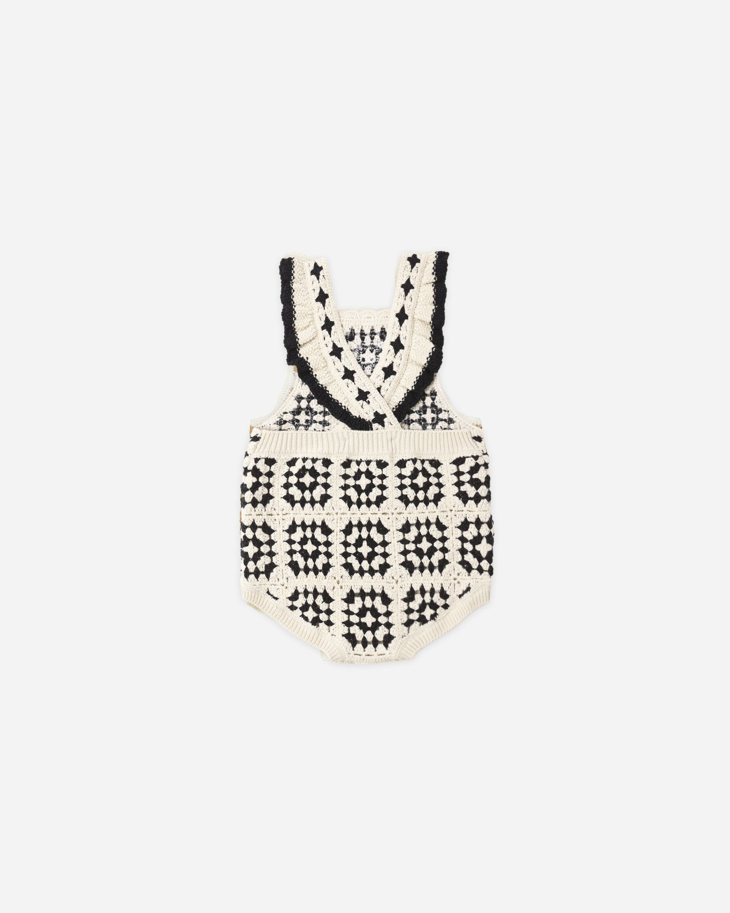 Rylee and Cru Crochet Romper - Abstract