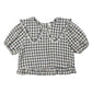 Rylee and Cru Prairie Blouse - Navy Check