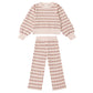 Rylee and Cru Jacquard Knit Set - Ruby Hearts