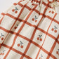 Rylee and Cru Chiara Romper - Cherry Check